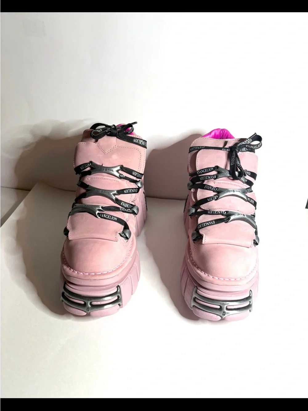 New Rock shoes x Evangelion Mari Makinami shoes